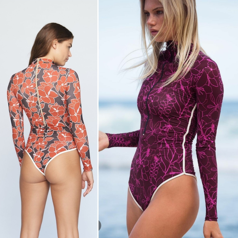 New acacia south pacific ehukai rashguard onepiece - Picture 6 of 9